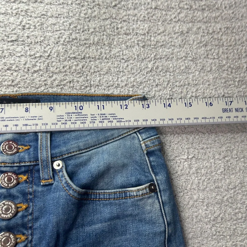 Veronica Beard Carolyn Baby Boot Jeans High Rise Blue 26 Boho Western Modern